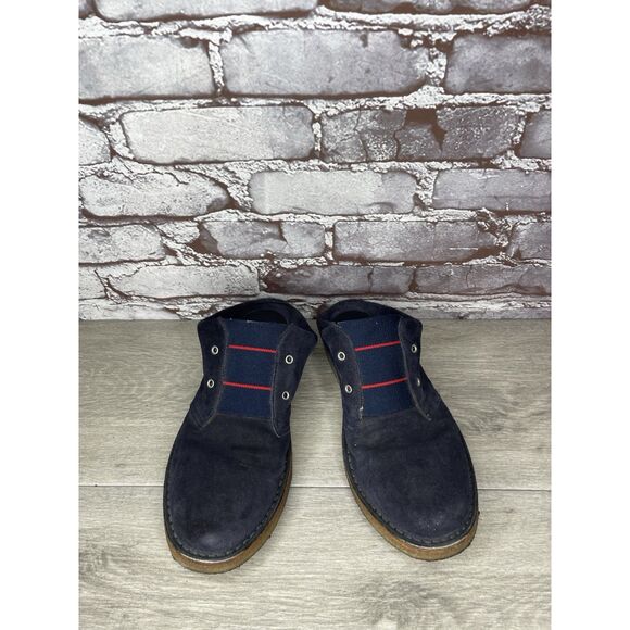 Band of Outsiders Blue Suede Leather Gum Soles Mule Shoes Women Sz 40EU/9.5M US - Picture 11 of 16